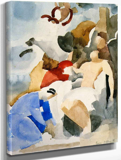 Saint Sebastian Healed By The Holy Women  By Roger De La Fresnaye