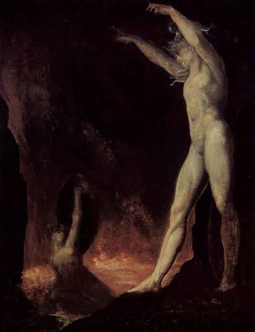 Satanic Call To The Beelzebub In Hell By Henry Fuseli  By Henry Fuseli
