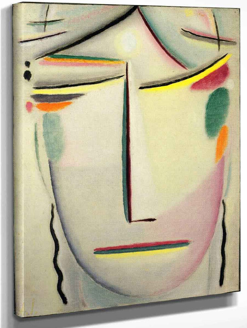 Savior's Face Head In Light Silence By Alexei Jawlensky Art Reproduction