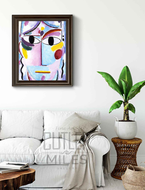Savior's Face Head With Open Eyes By Alexei Jawlensky Art Reproduction