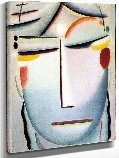 Savior's Face Resting Light By Alexei Jawlensky Art Reproduction