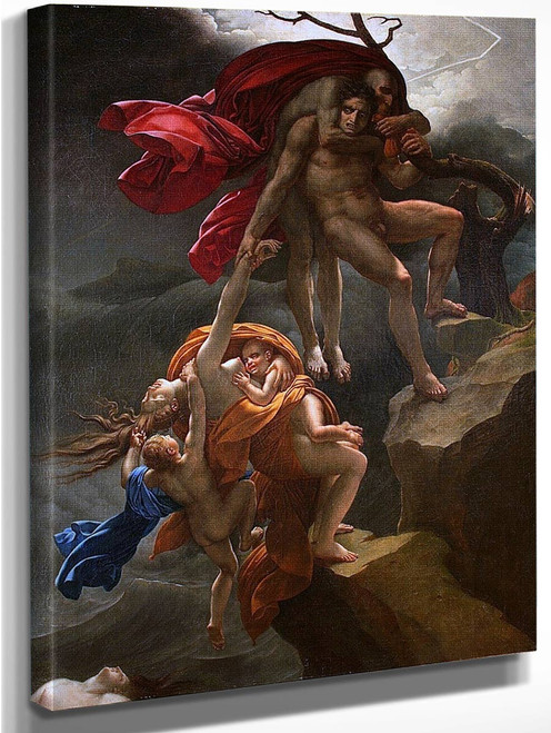 Scene Of The Flood (Montargis) By Anne Louis Girodet De Roussy Trioson(French, 1767 1824) By Anne Louis Girodet De Roussy Trioson(French, 1767 1824)