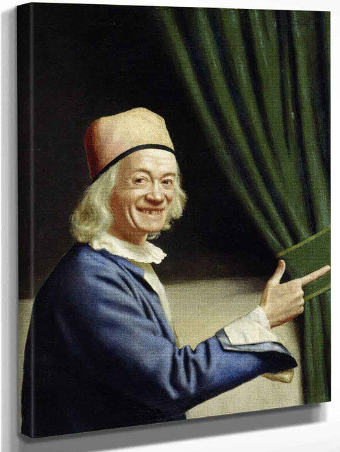 Self Portrait, Laughing By Jean Etienne Liotard