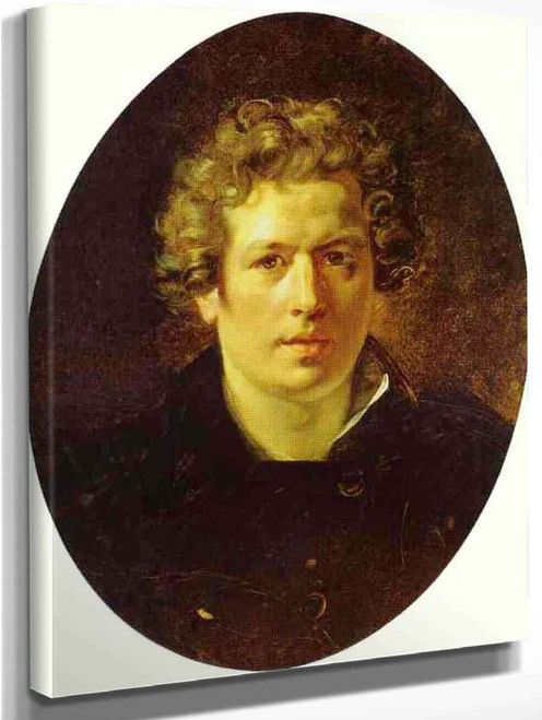 Self Portrait 12 By Karl Pavlovich Brulloff, Aka Karl Pavlovich Bryullov By Karl Pavlovich Brulloff