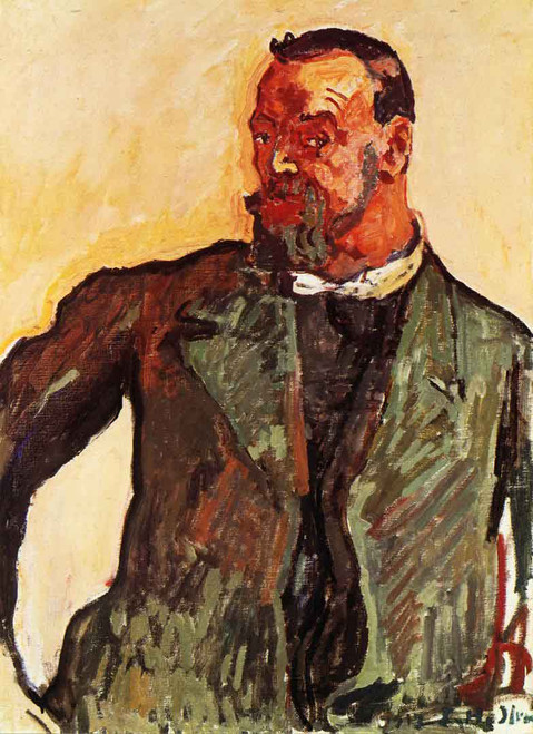 Self Portrait 4 By Ferdinand Hodler  By Ferdinand Hodler