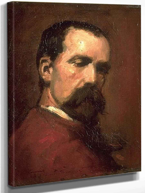 Self Portrait In A Red Jacket By Jean Baptiste Carpeaux