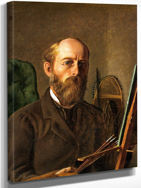 Self Portrait Of The Artist, William Hind By William George Richardson Hind