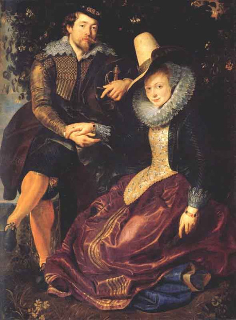 Self Portrait With Isabella Brant By Peter Paul Rubens