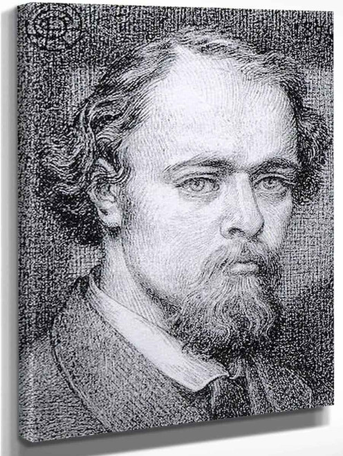 Self Portrait1 By Dante Gabriel Rossetti
