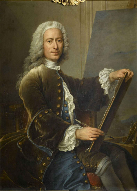 Self Portrait2 By Charles Antoine Coypel Iv By Charles Antoine Coypel Iv