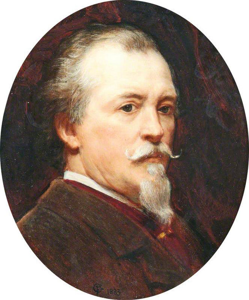 Self Portrait By Frederick Goodall By Frederick Goodall