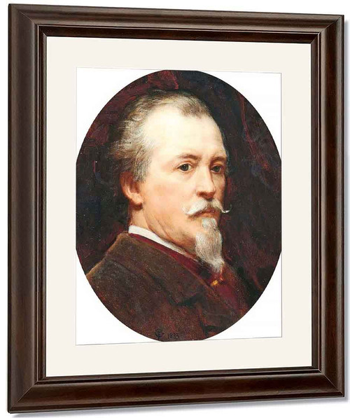 Self Portrait By Frederick Goodall By Frederick Goodall