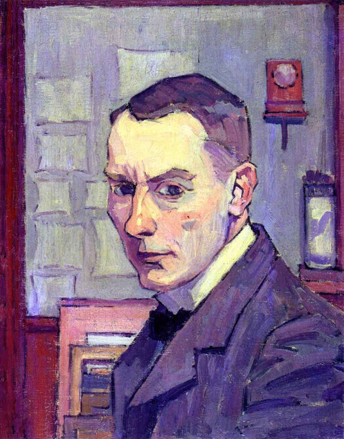 Self Portrait By Robert Bevan By Robert Bevan