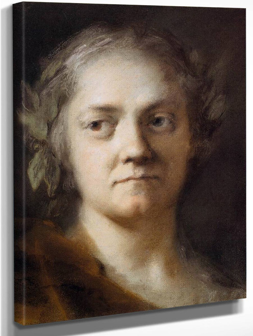 Self Portrait By Rosalba Carriera By Rosalba Carriera