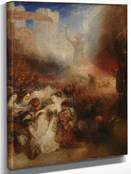 Shadrach, Meshach And Abednego In The Burning Fiery Furnace By Joseph Mallord William Turner