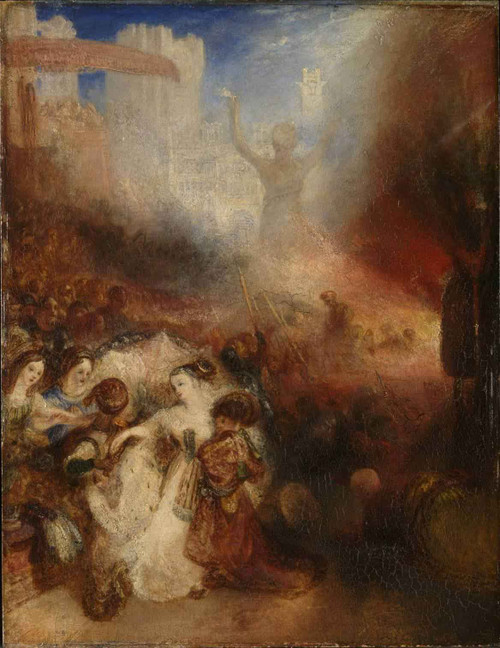 Shadrach, Meshach And Abednego In The Burning Fiery Furnace By Joseph Mallord William Turner