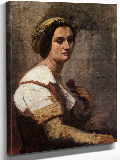 Sibylle By Jean Baptiste Camille Corot
