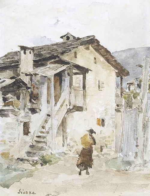 Sierre By Albert Anker