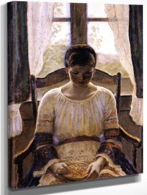 Silhouette By Frederick Carl Frieseke By Frederick Carl Frieseke