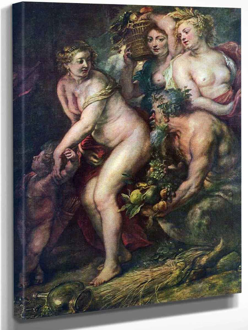 Sine Cerere Et Baccho Friget Venus 2 By Peter Paul Rubens