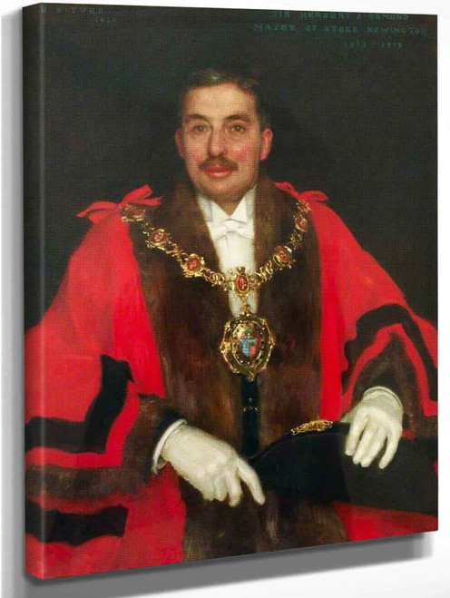 Sir Herbert John Ormond, Mayor Of Stoke Newington By Henry Scott Tuke