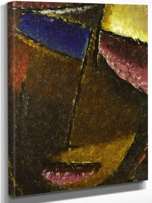 Small Abstract Head By Alexei Jawlensky By Alexei Jawlensky