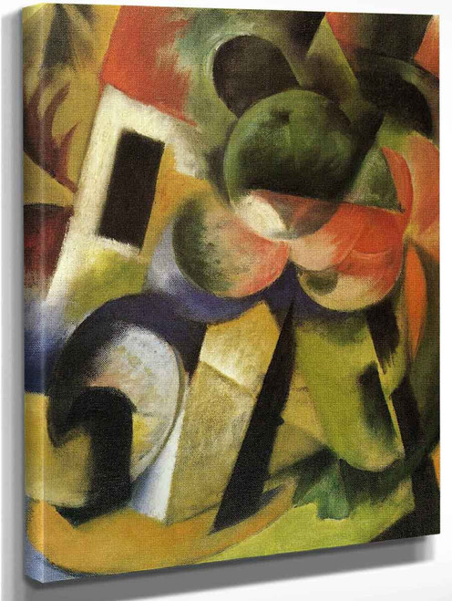 Small Composition Ii By Franz Marc By Franz Marc