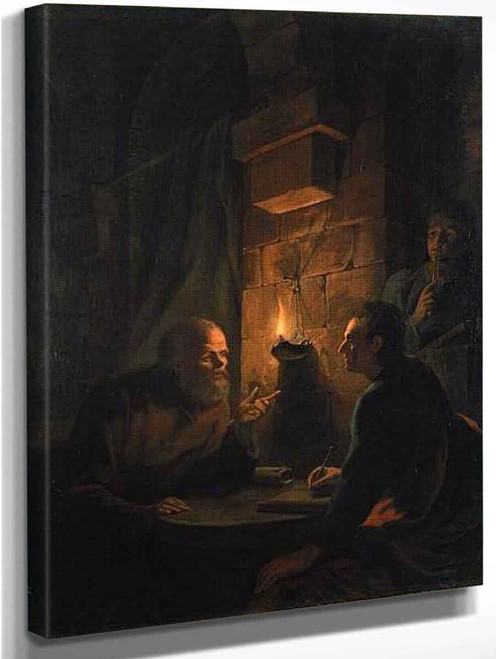 Socrates In Prison By Johann Heinrich Tischbein The Elder Aka The Kasseler Tischbein German 1722 1789