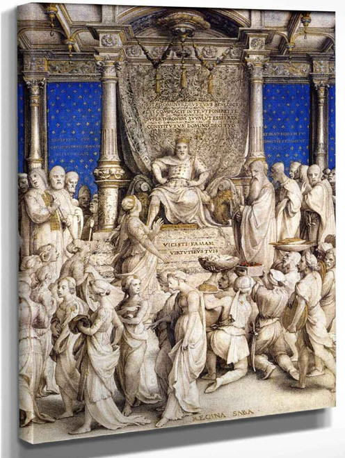 Solomon And The Queen Of Sheba By Hans Holbein The Younger  By Hans Holbein The Younger