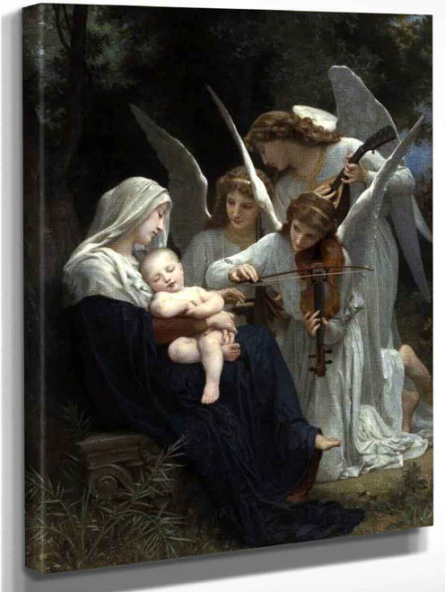 Song Of The Angels (Small Version) By William Bouguereau(French, 1825 1905) By William Bouguereau(French, 1825 1905)