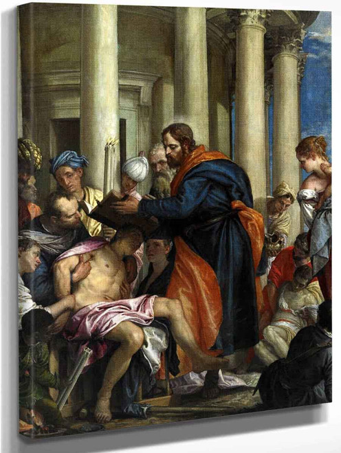 St Barnabas Healing The Sick By Paolo Veronese