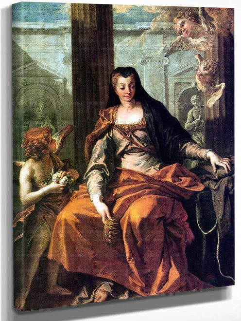 St Elisabeth Of Hungary By Sebastiano Ricci