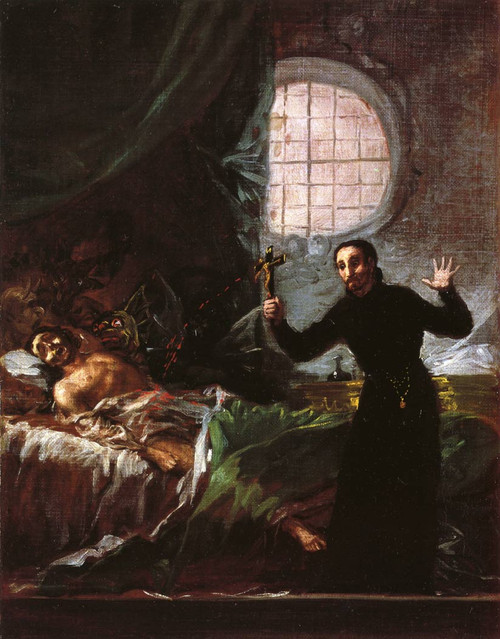 St Francis Borgia At The Deathbed Of An Impenitent By Francisco Jose De Goya Y Lucientes