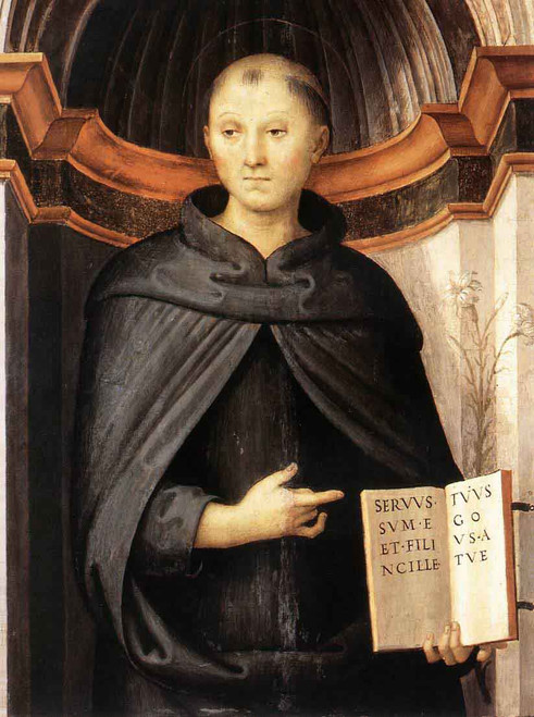 St Nicholas Of Tolentino By Pietro Perugino By Pietro Perugino
