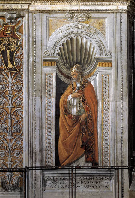 St Sixtus Ii By Sandro Botticelli