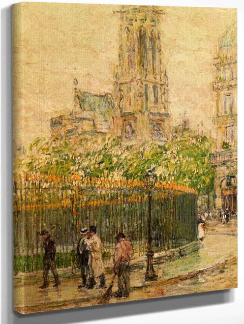 St. Germain L'auxerrois By Frederick Childe Hassam Art Reproduction