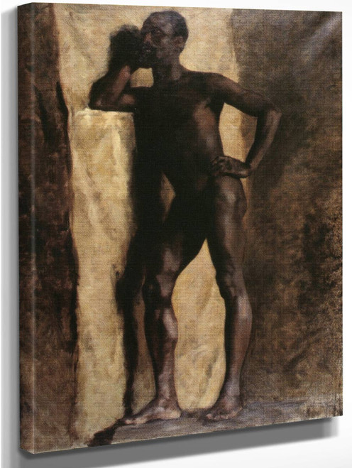 Standing Black Man By Emile Friant