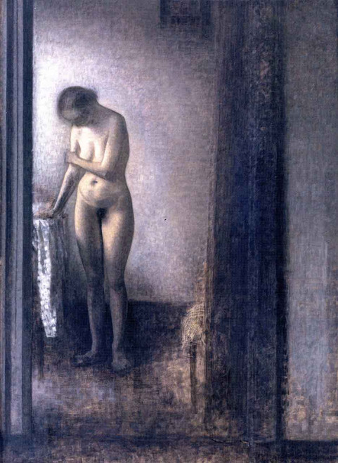 Standing Female Nude By Vilhelm Hammershoi  By Vilhelm Hammershoi Standing Female Nude By Vilhelm Hammershoi  By Vilhelm Hammershoi