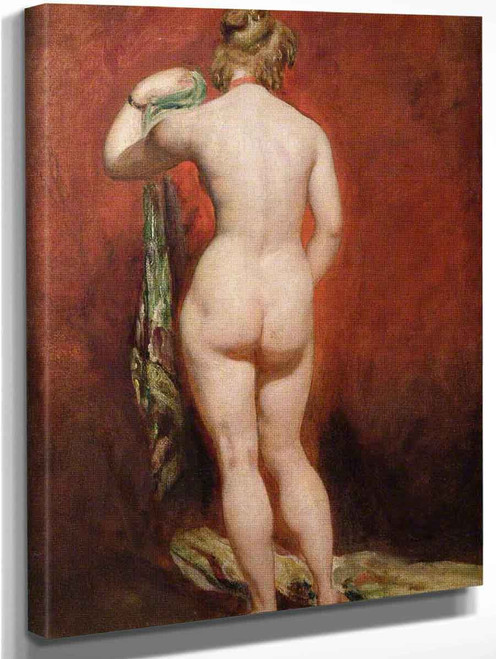 Standing Female Nude By William Etty By William Etty