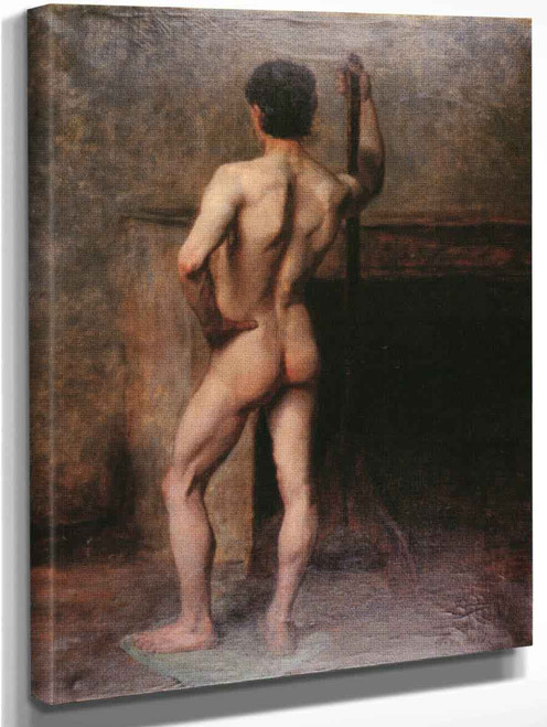 Standing Male Nude1 By Emile Friant