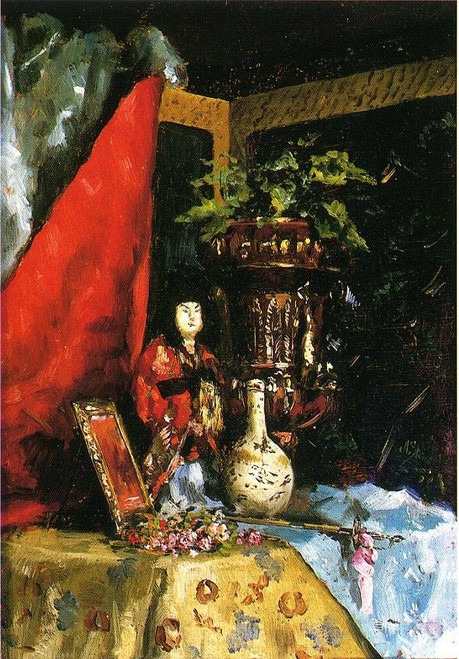 Still Life With Asian Objects By Julius Leblanc Stewart Still Life With Asian Objects By Julius Leblanc Stewart