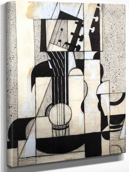 Still Life With Guitar By Juan Gris