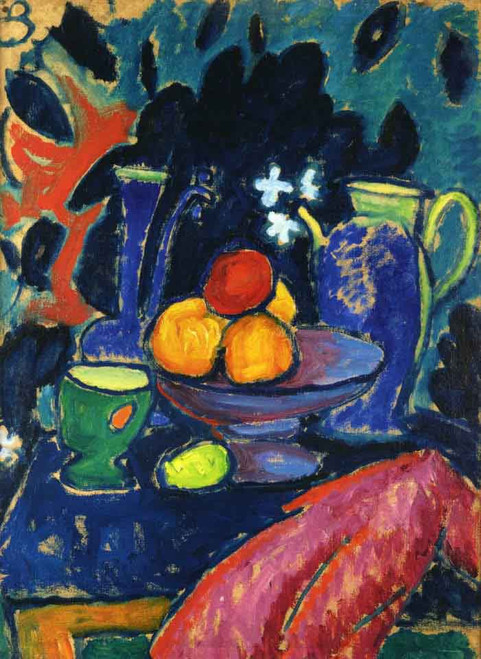 Still Life With Jug By Alexei Jawlensky By Alexei Jawlensky