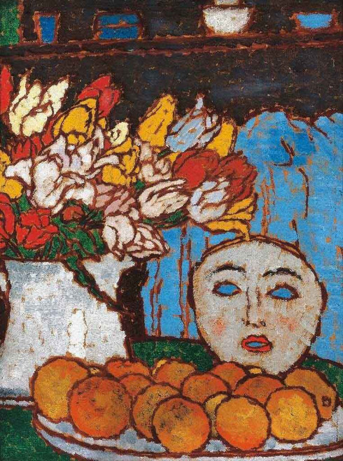 Still Life With Mask By Jozsef Rippl Ronai