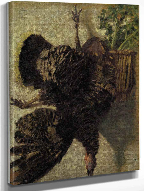 Still Life With Turkey By Giovanni Segantini