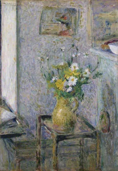 Stoneware Vase And Flowers By Edouard Vuillard