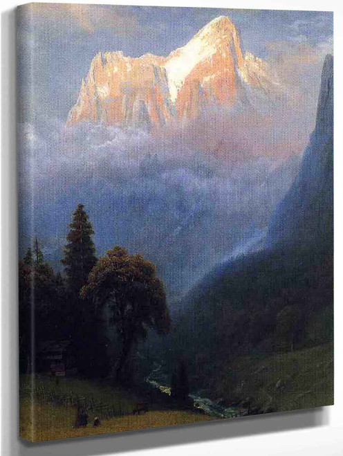 Storm Among The Alps By Albert Bierstadt