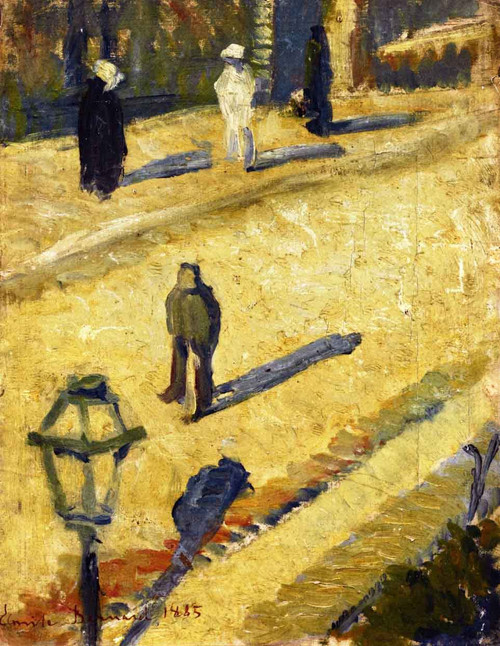 Street Scene By Emile Bernard