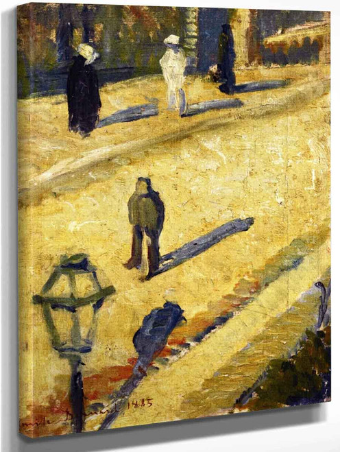 Street Scene By Emile Bernard