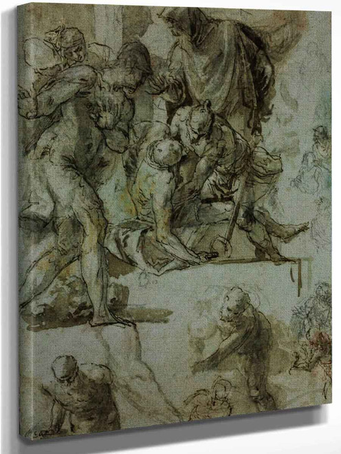 Studies For The Martyrdom Of St Sebastian By Paolo Veronese